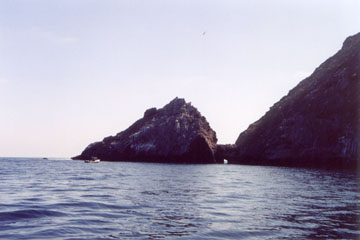 The Keyhole at North Island in Los Coronados