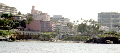 La Jolla Cove from the ocean
